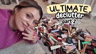 * THE LAST MAKEUP DECLUTTER EVER * I DID IT! I got rid of 80% of my collection!