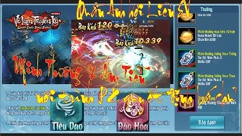 [ VLTK Mobile ] Quần Anh Hội Đào Hoa - Tiêu Dao : Minh Thương & Ám Tiễn , sức mạnh mưu lược