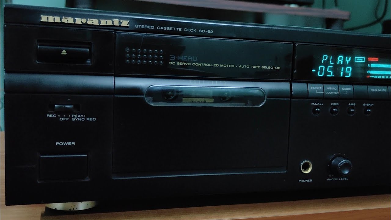 marantz SD-62 カセットデッキ 3ヘッド Marantz SD-62 Stereo 3Head Cassette Deck - YouTube