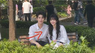 Buzzing Rumors Zhang Linghe And Tian Xiwei Spotted Together Outside The Filming Location