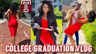 COLLEGE GRADUATION VLOG | GRWM | Temple University | Maati K.