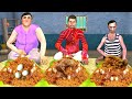 लॉकडाउन भोजन चुनौती LOCKDOWN FOOD CHALLENGE Funny Comedy Story हिंदी कहानिय Hindi Comedy Video