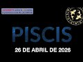 Horóscopo Diario - Piscis - 26 de Abril de 2026.