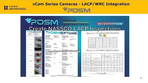 vCam Cameras LACP/PACP/WRC Integration