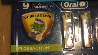 Oral-B FlossAction Electric Toothbrush Replacement Brush Head REVIEW