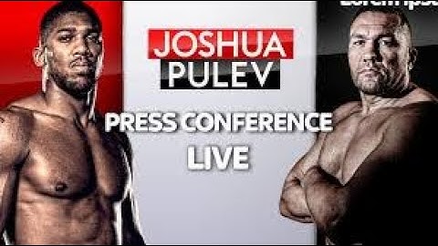 Joshua vs Pulev Press Conference LIVE!