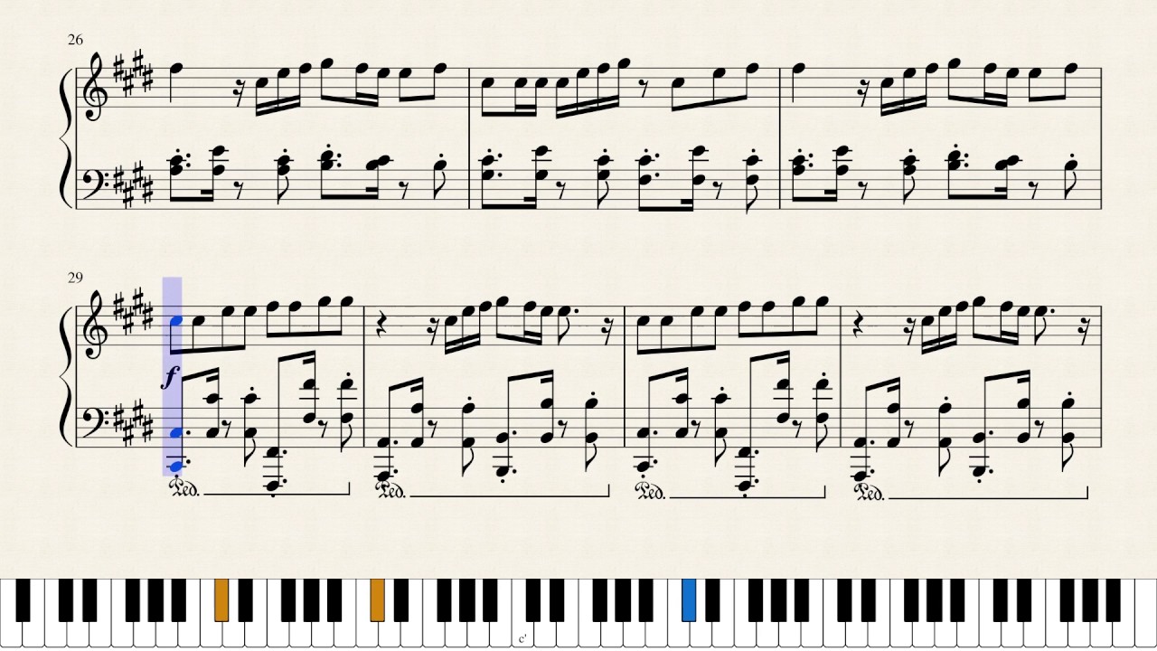 pala Duque pedir disculpas Ed Sheeran - Shape of You - Piano (sheet music + tutorial) - YouTube