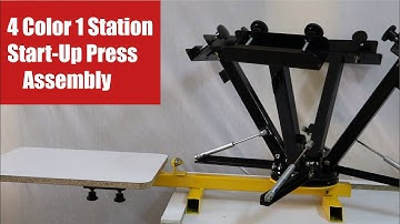 4 Color 1 Station Start-Up Press Assembly