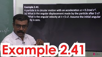 41.Physics | Kinematics | Example 2.41