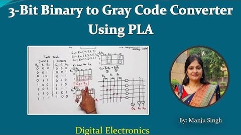 3 bit Binary to Gray code converter Using PLA | Binary to Gray code converter using PLA | DSD | DE