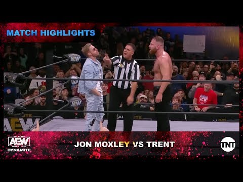 Moxley and Trent wage war in the AEW Ring as Orange Cassidy interferes