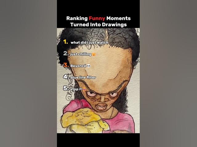 Ranking Funny Moments Turned Into Drawings