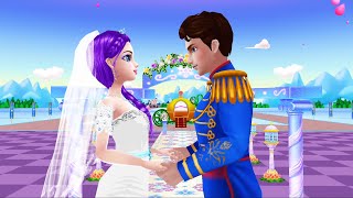 Ice Princess Royal Wedding Day - Cool Bridal Makeup, Dress Up, Color Hairstyles & Cakes Design Games screenshot 4