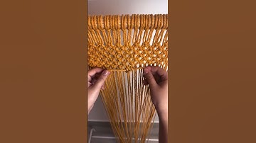 Macrame table mat #handmade #homeglow #youtubeshorts