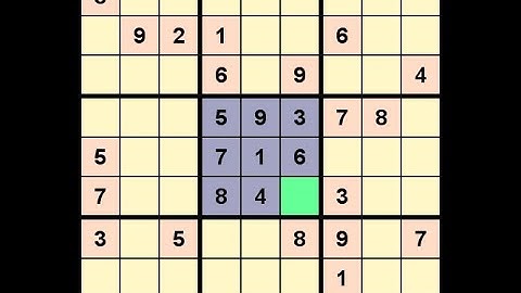 How to Solve Los Angeles Times Sudoku Expert February 26, 2021