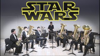 Star Wars Medley  John Williams | Covered by 6 Tubas and Percussion