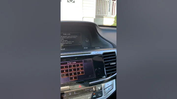 RADIO CODE “FIXED” 2014 Honda Accord EXL