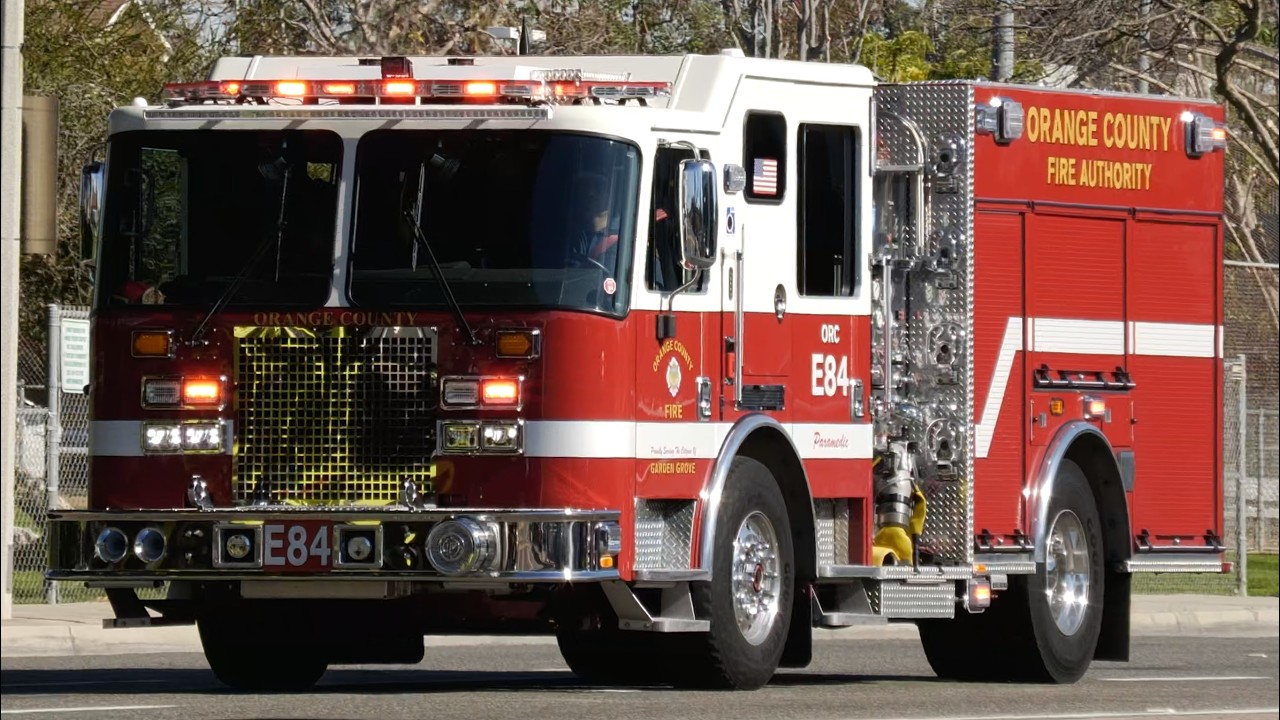 OCFA *New* Engine 84 Responding