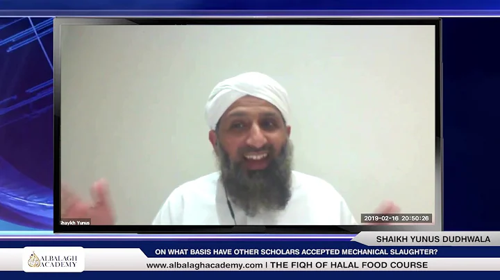 Is Machine Slaughtered Chicken or Animal Halal? | Shaykh Yunus Dudhwala