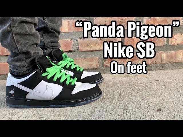Nike SB Dunk “Panda Pigeon” on Feet 