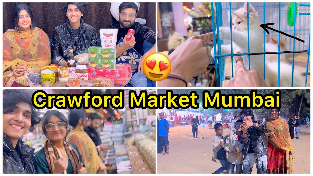 Shopping At Crawford Market🛍️ zidaanshahidaly familyvlog YouTube