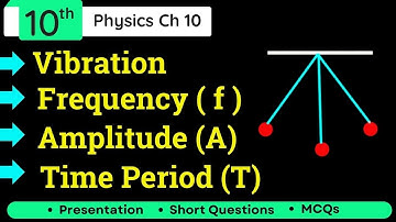 Vibration ,Time Period ,Frequency ,Amplitude Class 10 Physics | Simple Harmonic Motion  Urdu / Hindi