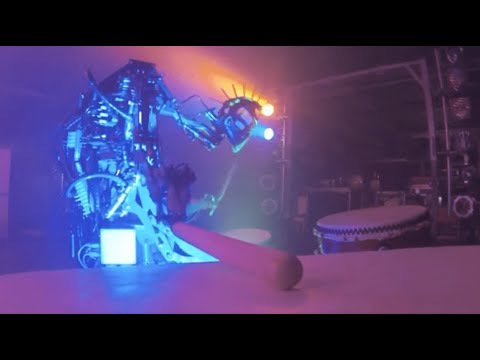 Stickboy (Compressorhead drummer) video