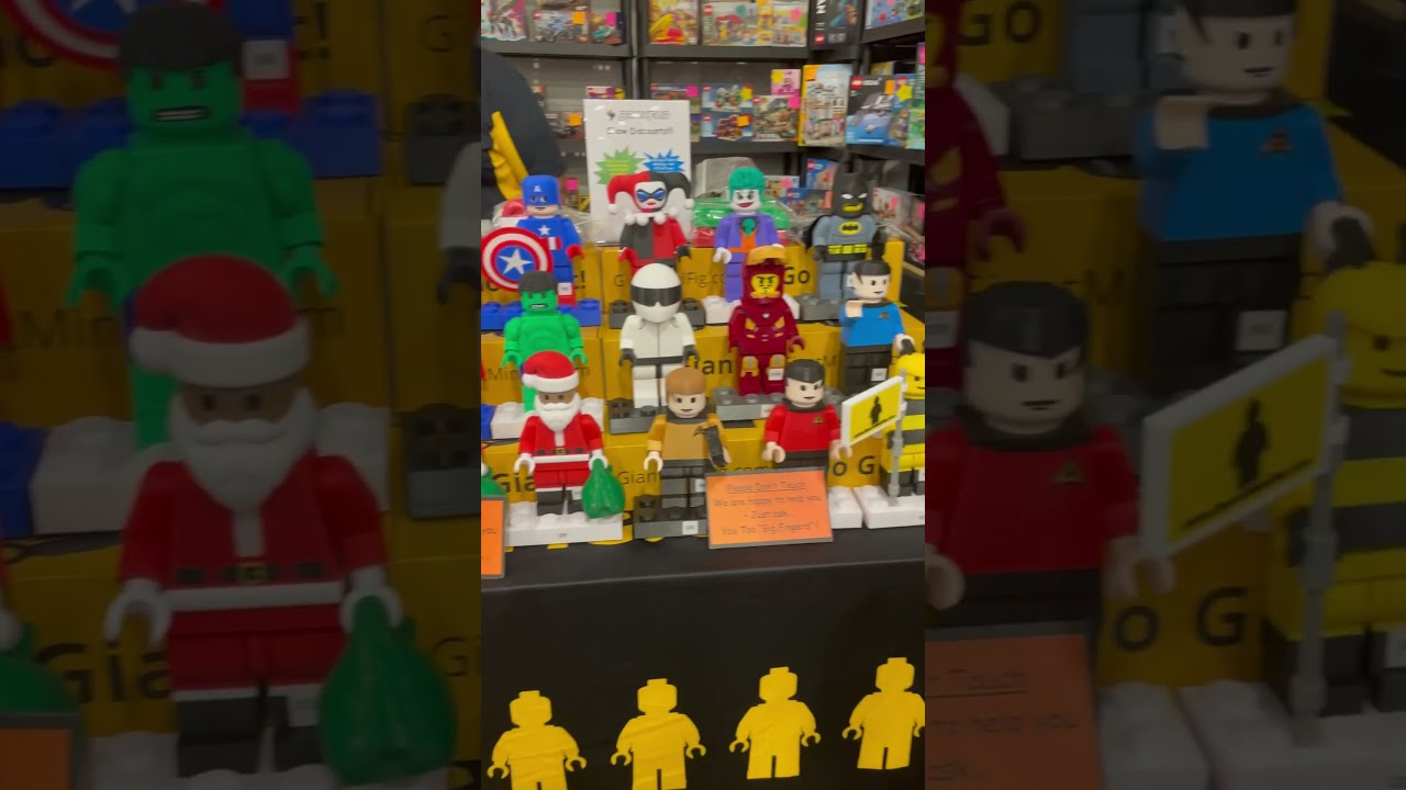Giant 3D Printed LEGO Minifigures At VA Brickfair 2024