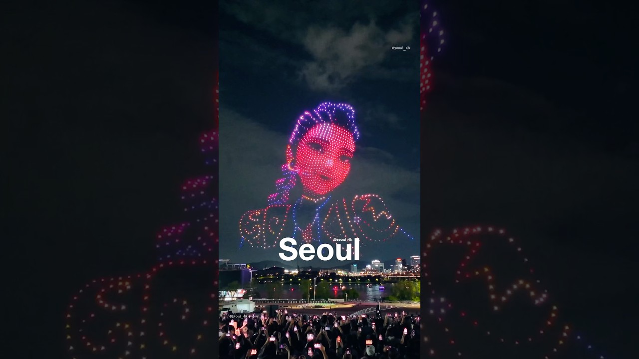 K-pop Demon Hunters Drone Show