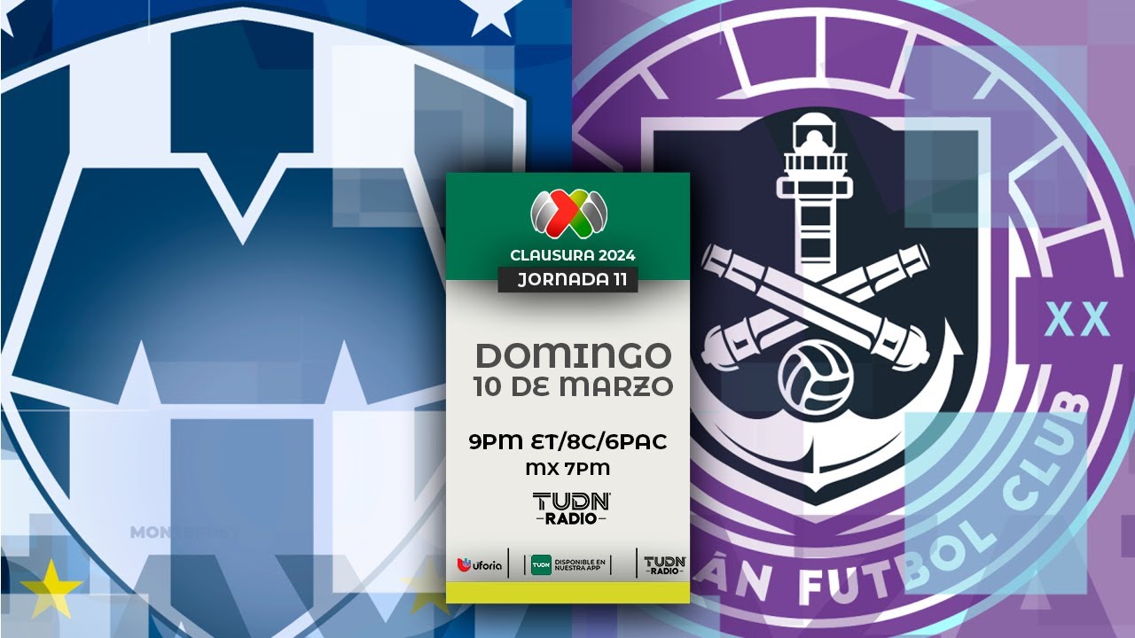 RAYADOS VS MAZATLÁN EN VIVO 🔴 JORNADA 11 LIGA MX CLAUSURA 2024 - YouTube