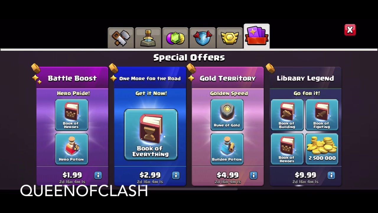 BUYING EVERYTHING ON CLASH OF CLANS YouTube