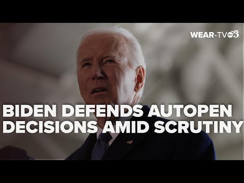 Biden defends autopen