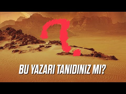 Bu yazarı tanıdınız mı?