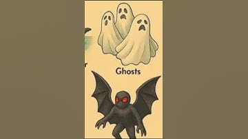 types of mythical creatures part 21 #creatures #ghost #scary