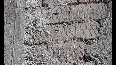 America  plastering with Chicken Wire Mesh