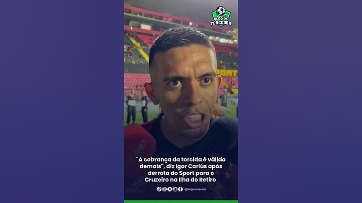 Igor Cariús desabafa após derrota do Sport para o Cruzeiro na Série A
