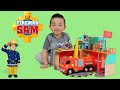 Fireman sam fire station jupiter fire truck engine ckn toys