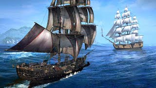 Assassin's Creed 4 Black Flag Ship Boarding Combat & Naval Combat with Edwards Original Outfit
