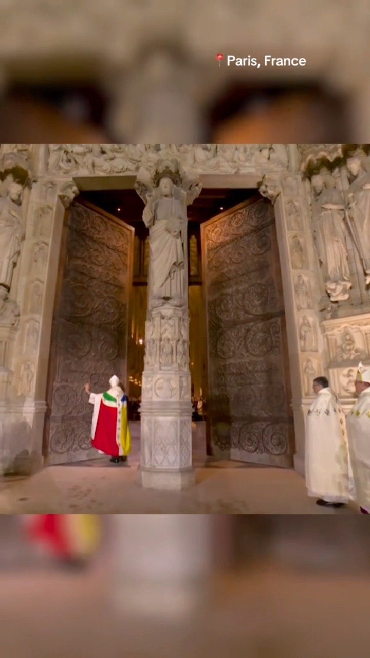 Notre Dame Cathedral reopens in France #shorts