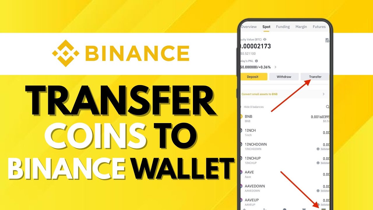 HOW TO TRANSFER COINS FROM BINANCE EXCHANGE TO BINANCE WALLET - YouTube