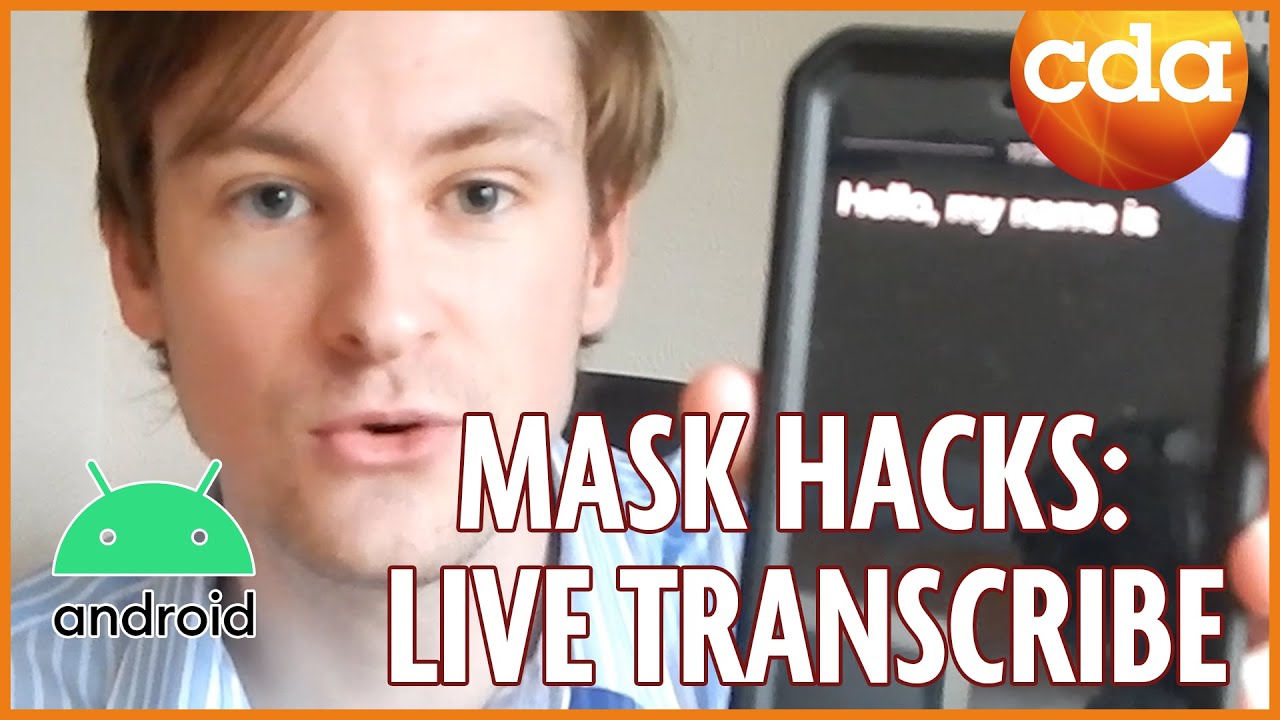 Android Mask Hack: Live Transcribe - YouTube