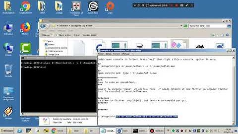 Compile C language and Assembly  code  32bit - i686 mingw , nasm, windows