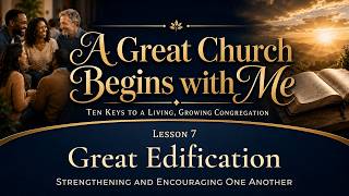 Great Edification: Strengthening and Encouraging One Another