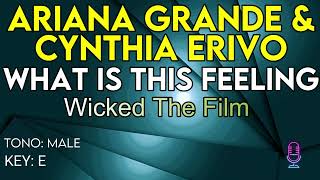 Ariana Grande & Cynthia Erivo - What Is This Feeling (Wicked) - Karaoke Instrumental - Male