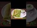 Crispy green matar dosa with chutney recipe (Healthy breakfast)| #southindianfood #dosa