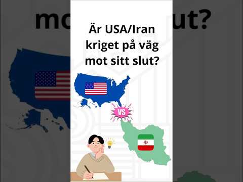 Är USA/Iran kriget på väg mot sitt slut?