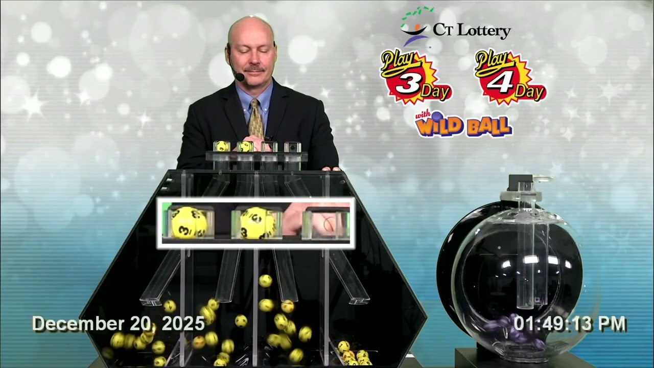 Play3 Day/Play4 Day Drawing For 12/20/2025