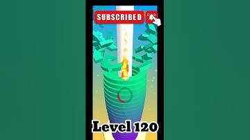Level 120 Stack Ball ✅ #shortsvideo #gaming #stackball #aalsigaming #youtubeshorts