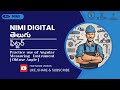 Practice use of Angular measuring instrument(Obtuse Angle) | NIMI | DIGITAL | TELUGU |