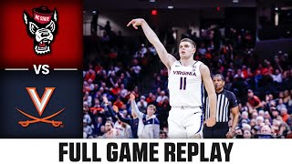 NC State vs. Virginia Full Game Replay | 2023-24 ACC Men's Basketball